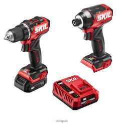 herramientas SKIL Kit de destornillador de impacto y taladro compacto sin escobillas de 12 V pwr core 12 26R6P32