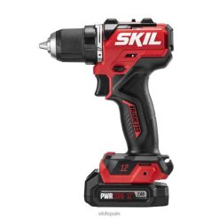 herramientas SKIL Kit de taladro atornillador compacto pwr core 12 sin escobillas, 12 V, 1/2 pulg. 26R6P5