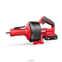 herramientas SKIL Nuevo kit de limpiador de desagües tipo serpiente con potencia multivoltaje de 20 V 26R6P2