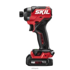 herramientas SKIL pwr core 12 kit de destornillador de impacto hexagonal sin escobillas de 12 V y 1/4 pulg. 26R6P8
